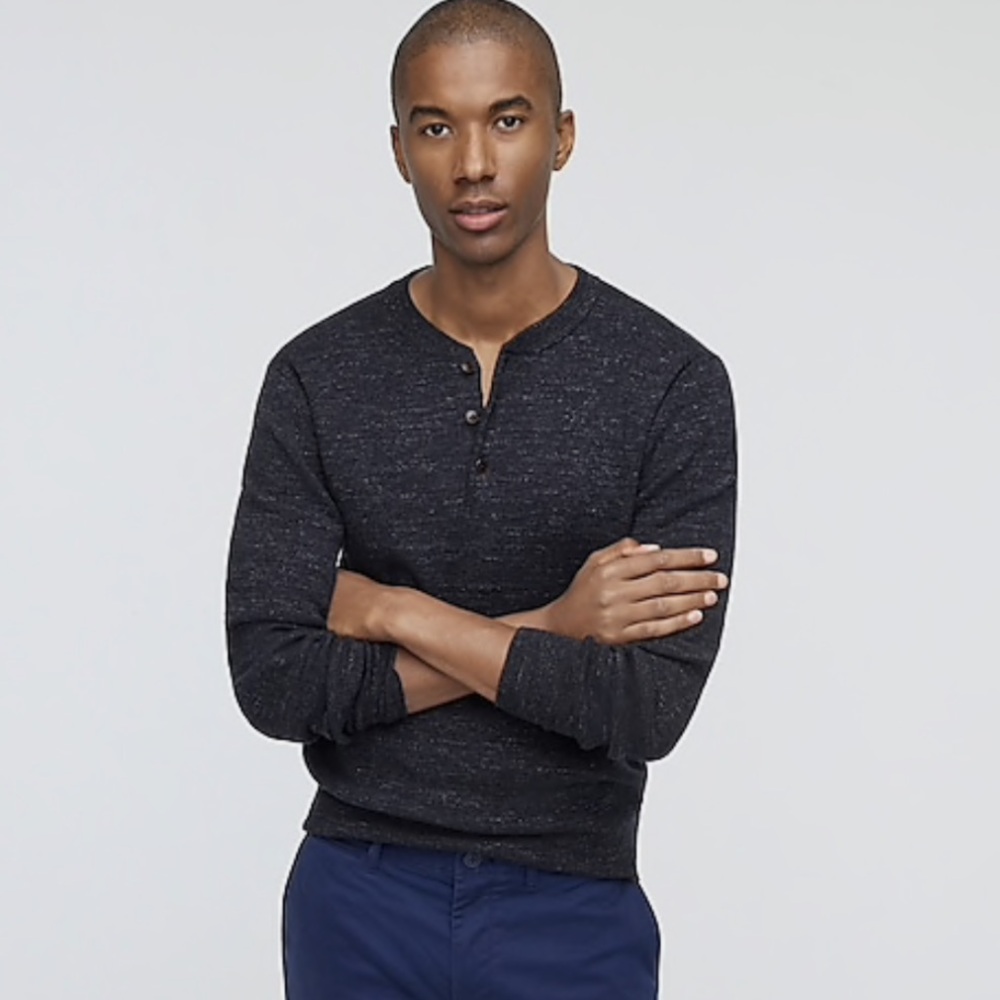 Men’s J. Crew Rugged Henley Sweater